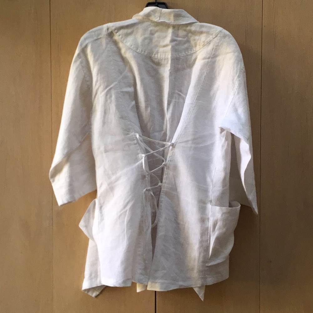 White linen tunic - Picture 2 of 4